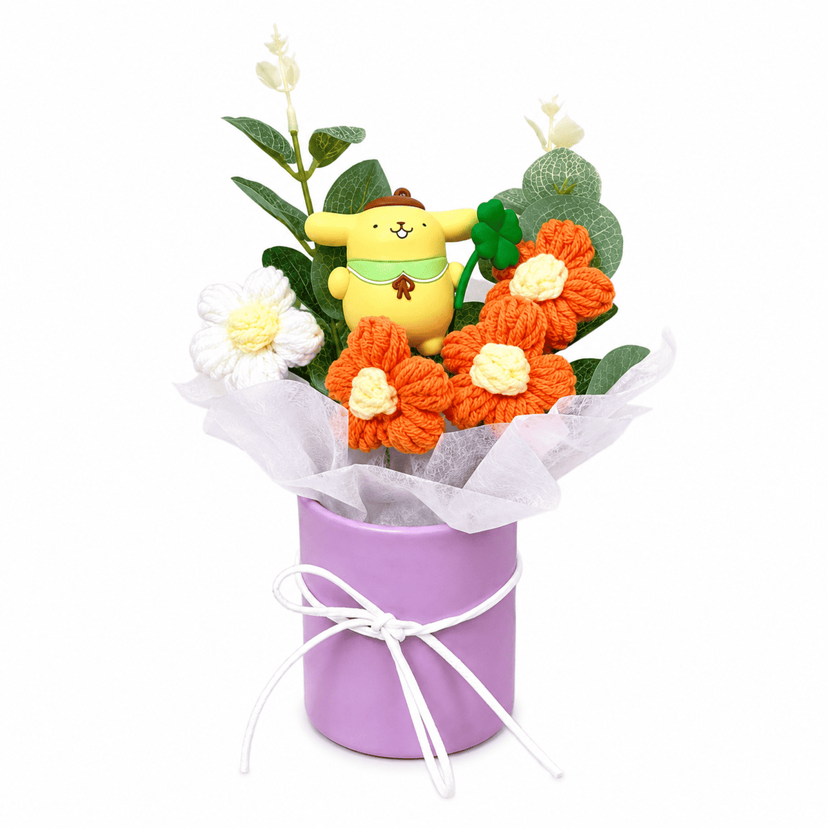 Hello Kitty Crochet Flower Bouquet