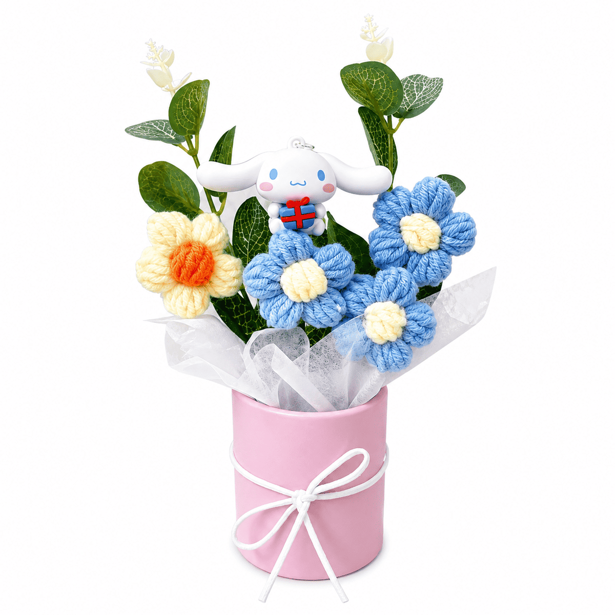 Hello Kitty Crochet Flower Bouquet