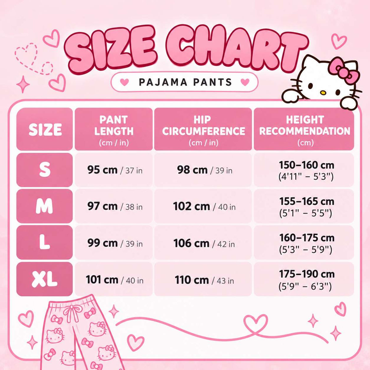 Hello Kitty Red Gingham Pajama Pants